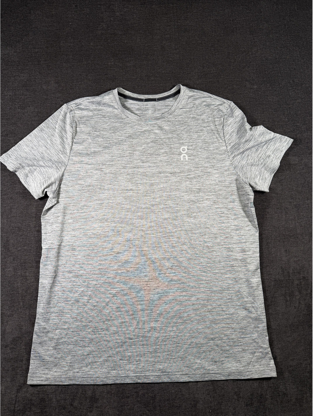 On Running Men's Core Short Sleeve Running T-Shirt Heather Gray, Size Large